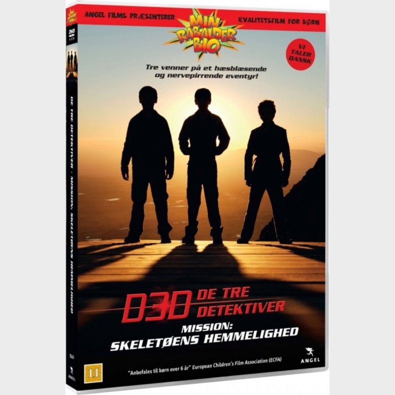 De 3 Detektiver: Skeletens Hemmelighed - DVD - Film