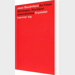 De Fatale Strategier - Jean Baudrillard - Bog