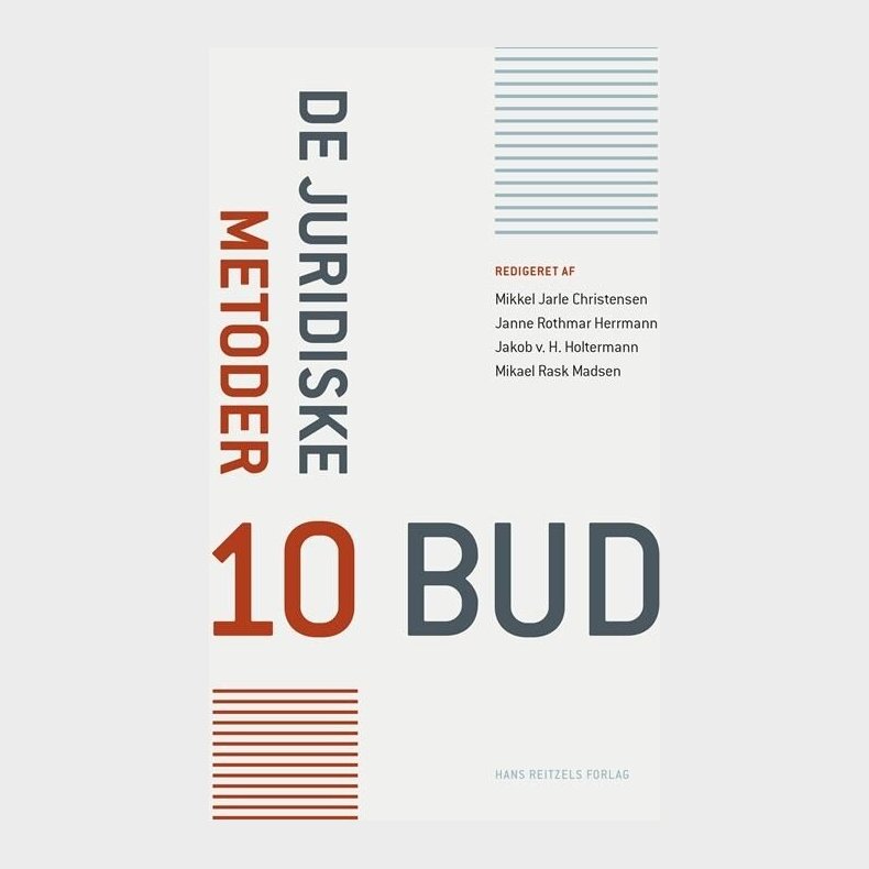 De Juridiske Metoder - Christian Bergqvist - Bog