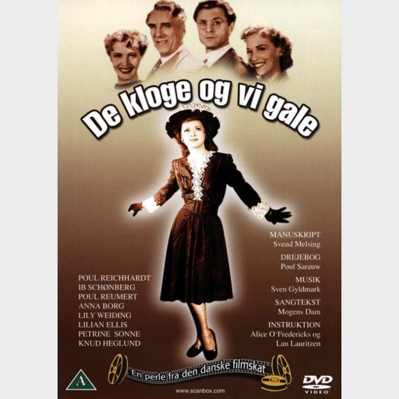 De Kloge Og Vi Gale - DVD - Film