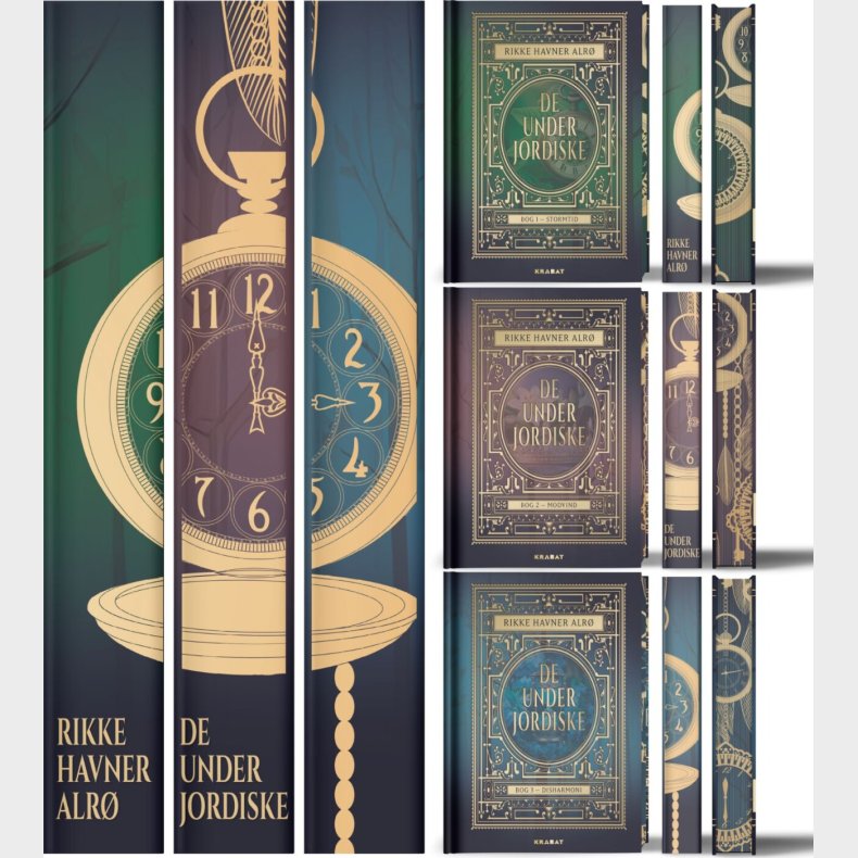 De Underjordiske Trilogi - Rikke Havner Alr� - Bog
