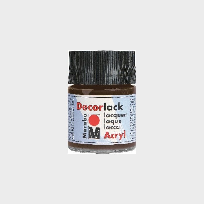 Decorlack 50ml, Dark Brown 045 - 11300005045 - Marabu