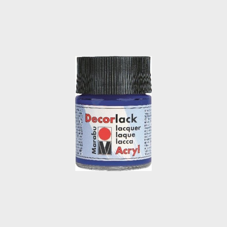 Decorlack 50ml, Medium Blue 052 - 11300005052 - Marabu