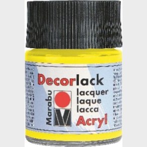 Decorlack 50ml, Yellow 019 - 11300005019 - Marabu