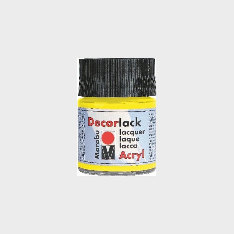 Decorlack 50ml, Yellow 019 - 11300005019 - Marabu
