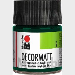 Decormatt 50ml 075, Mrkegrn - 14010005075 - Marabu