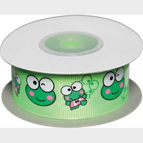 Dekobnd Lime M/frer 25mm 10m - Polyester