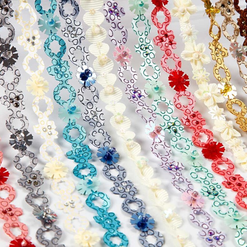 Dekorationsbnd - B 10 Mm - 30x20 Cm