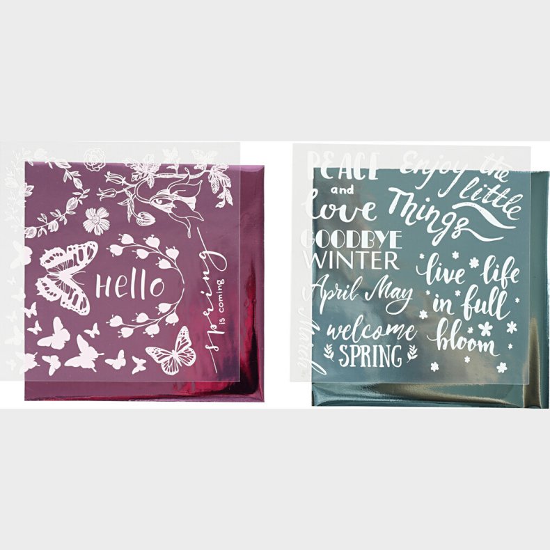 Dekorationsfolie Og Design Limark - Forr - 15x15 Cm - 2x2 Ark