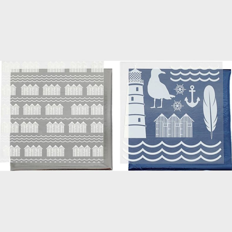 Dekorationsfolie Og Design Limark - Fyrtrn - 15x15 Cm - 2x2 Ark