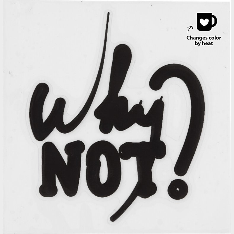 Dekorations Klistermrker - Why Not? - Farveskiftende