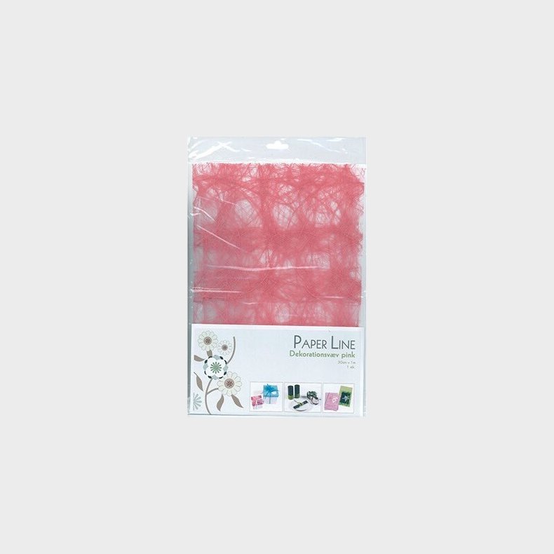 Dekorationsvv 30cm X 1m Pink - Paper Line