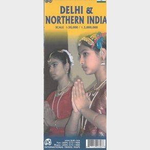 Delhi & Northern India International Travel Maps - English book