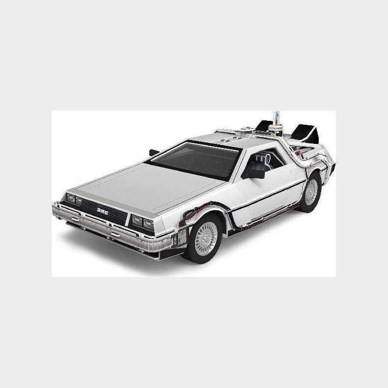 Revell 3d Puzzle - Back To The Future Time Machine - 157 Brikker - 34 Cm