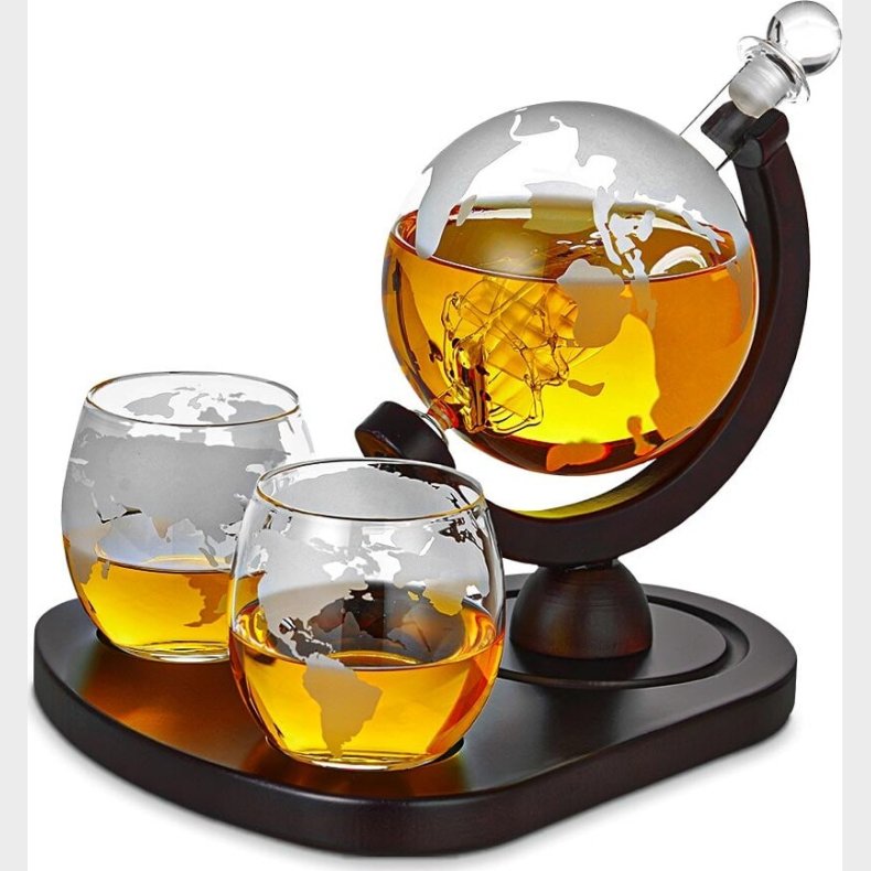 Globus Karaffel St Med Glas Til Whisky