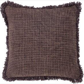 Bloomingville - Delva Pude - Lilla - Bomuld - 45x45 Cm