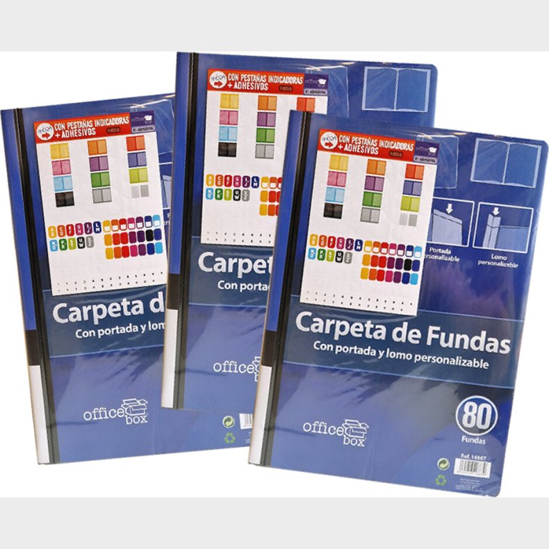 Demomappe A4 80 Lommer - Forsidelomme