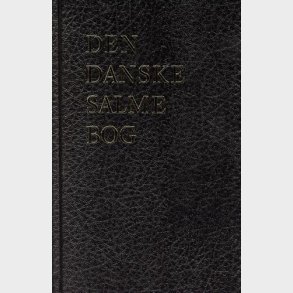 Den Danske Salmebog - Stor Skrift Sort - Bog