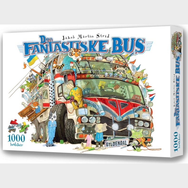 Den Fantastiske Bus Puslespil - 1000 Brikker