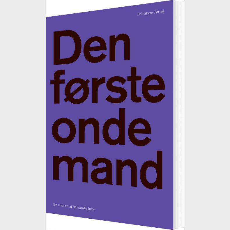 Den Frste Onde Mand - Miranda July - Bog