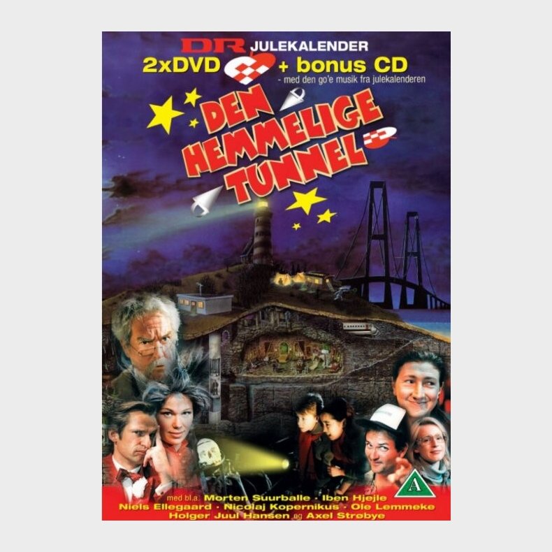 Den Hemmelige Tunnel - Dr Julekalender 1997 (dvd+cd) - DVD - Tv-serie