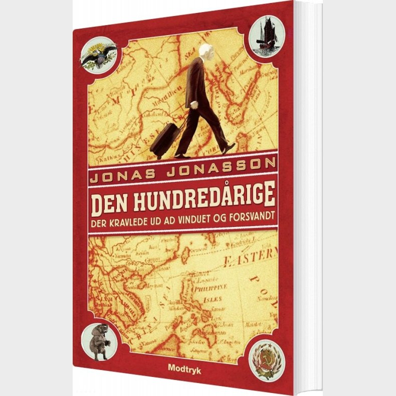 Den Hundredrige Der Kravlede Ud Ad Vinduet Og Forsvandt - Jonas Jonasson - Bog