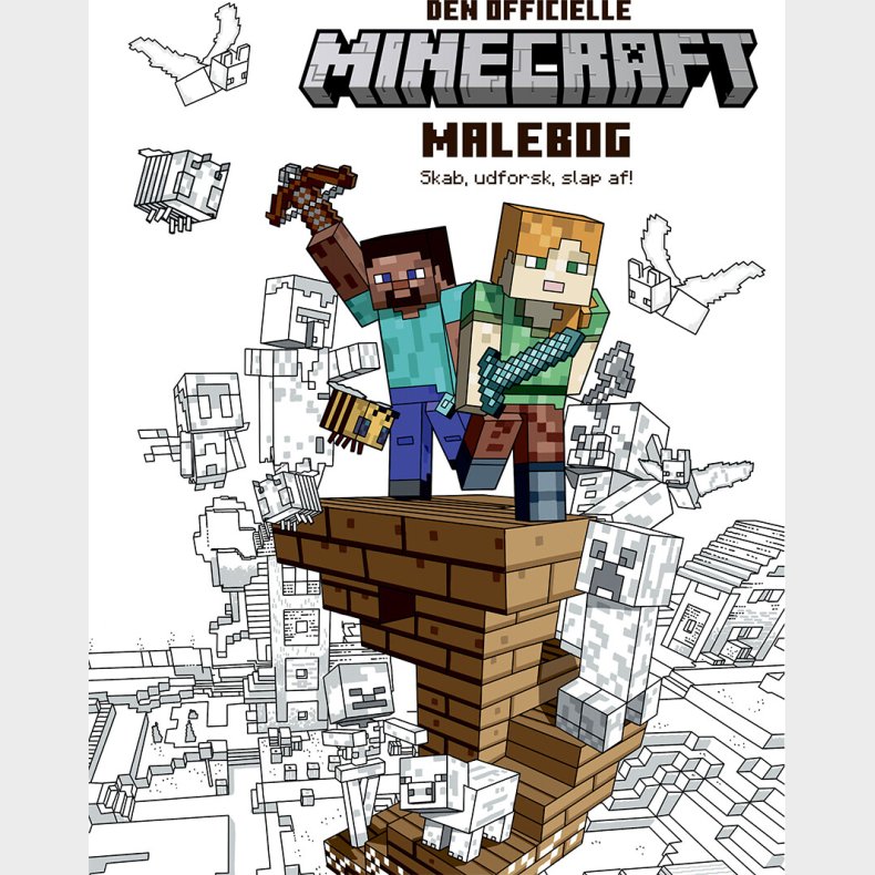 Den Officielle Minecraft Malebog - Bog