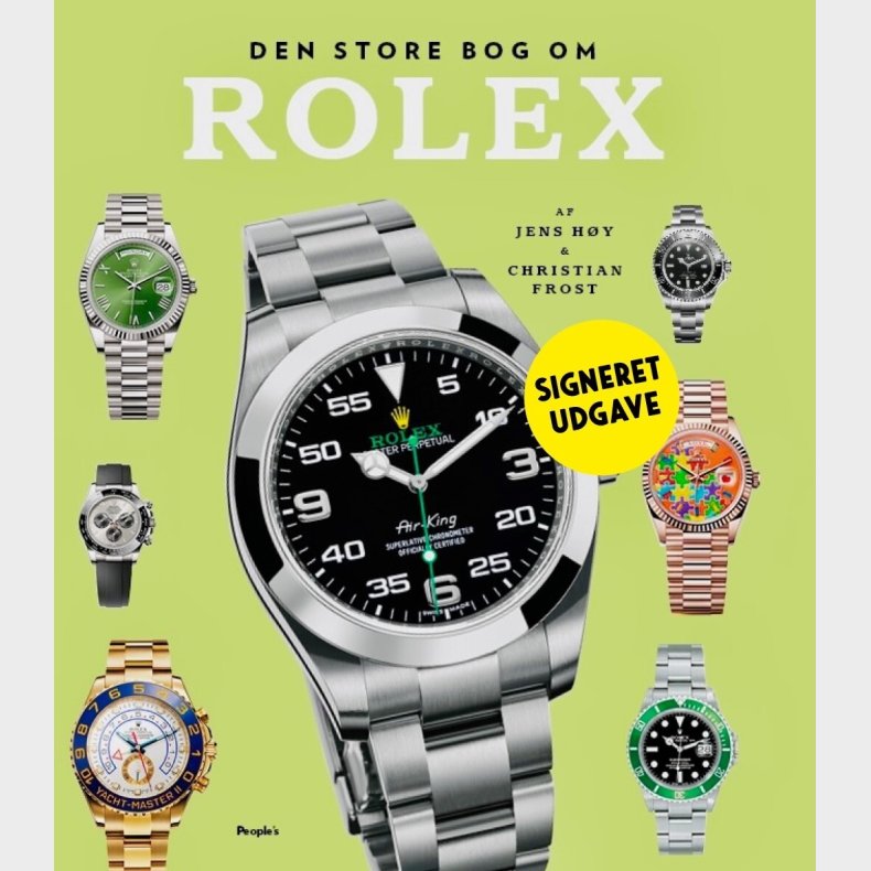 Den Store Bog Om Rolex - Signeret Udgave - Christian Frost - Bog