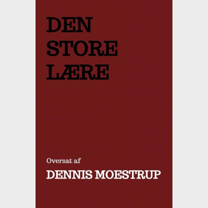 Den Store L�re - Dennis Moestrup - Bog