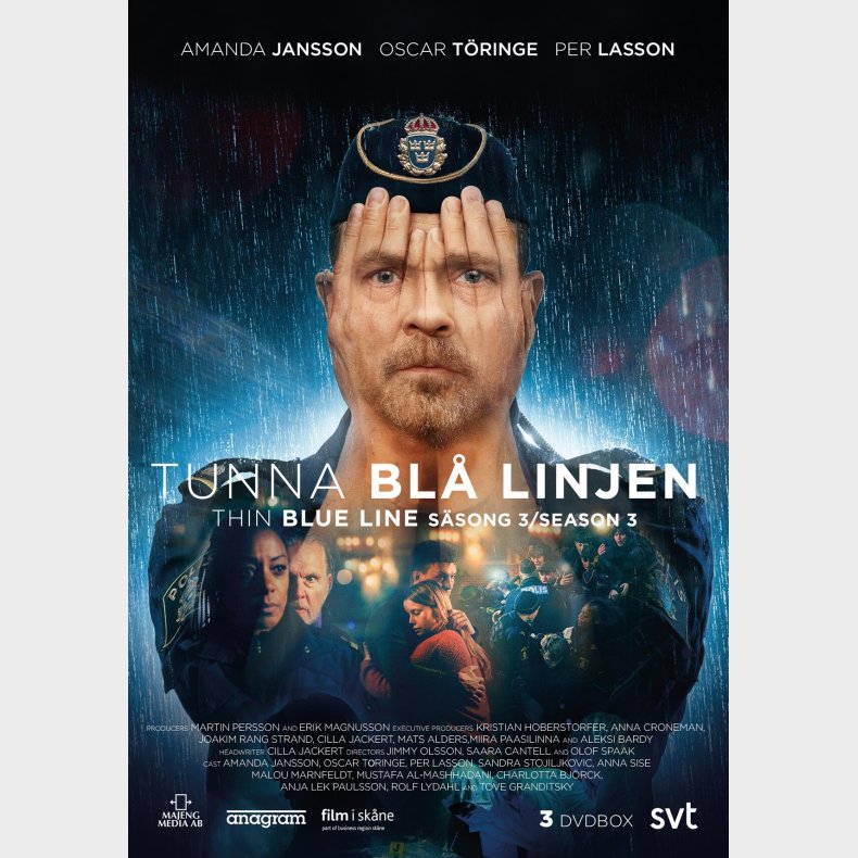 Den Tynde Bl Linje - Sson 3 - DVD - Tv-serie