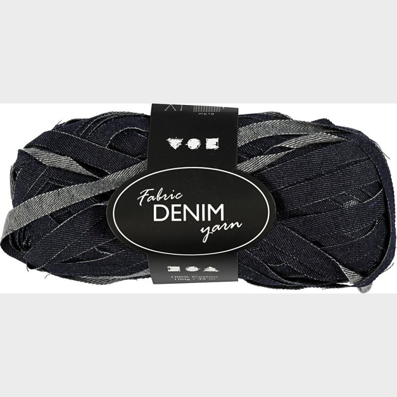 Denim Stofgarn - L 45 M - Bl - 100 G