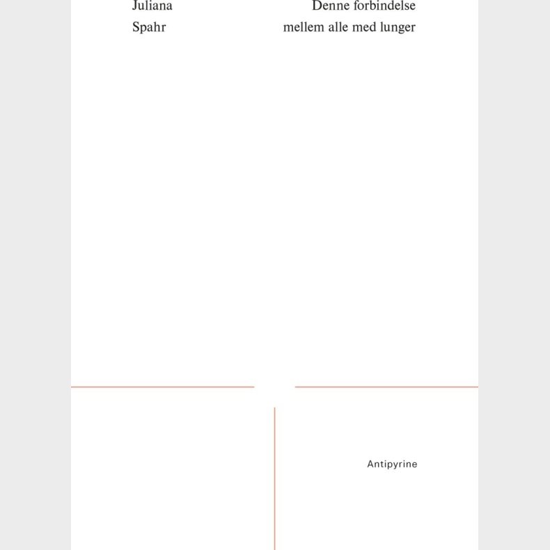 Denne Forbindelse Mellem Alle Med Lunger - Juliana Spahr - Bog