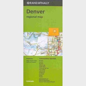 Denver Regional Map - Rand Mcnally - English book