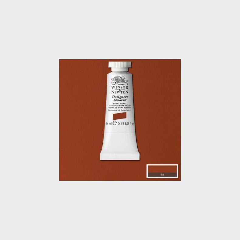 Winsor & Newton - Designers Gouache - 14 Ml - Br�ndt Sienna Brun