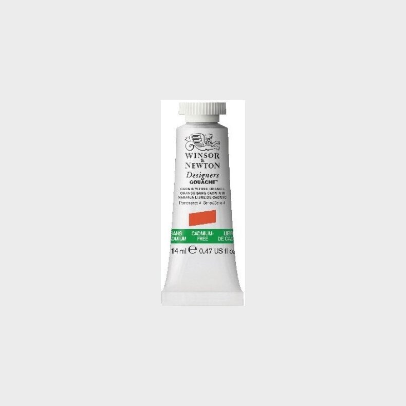 Winsor & Newton - Designers Gouache Maling 14 Ml - Orange 899