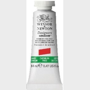 Winsor & Newton - Designers Gouache Maling 14 Ml - Red 901