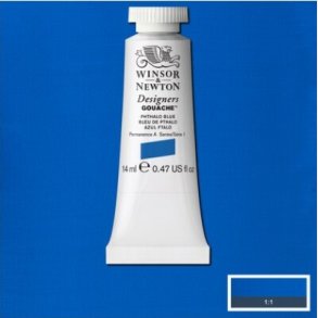 Winsor & Newton - Designers Gouache - 14 Ml - Phthalo Bl