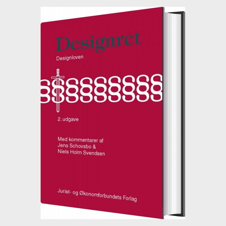 Designret - Designloven Med Kommentarer - Jens Schovsbo - Bog