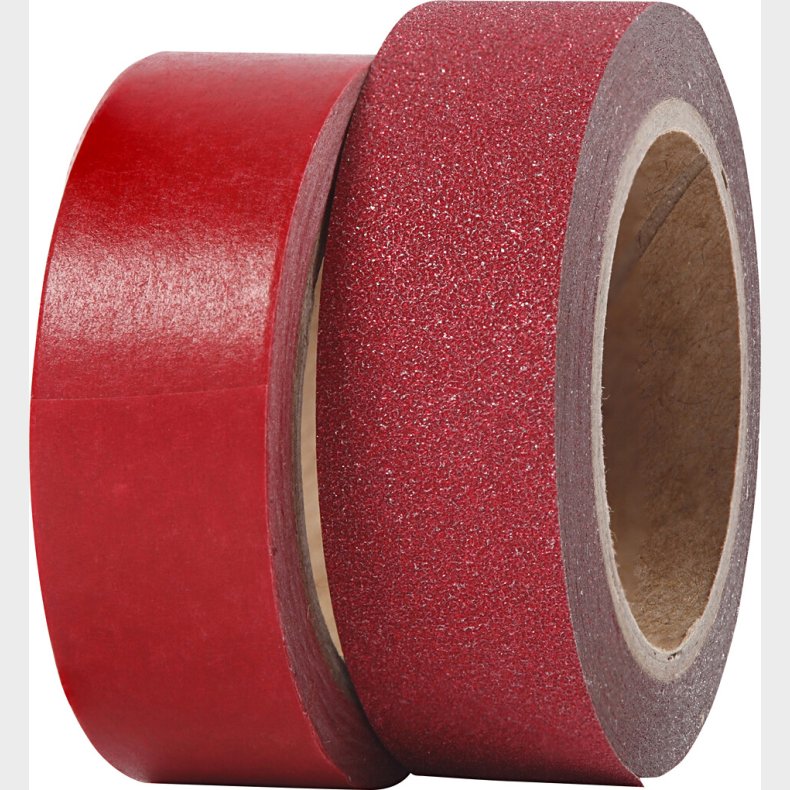 Designtape - B 15 Mm - Rd - 2 Ruller