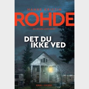 Det Du Ikke Ved - Hanne Kristin Rohde - Bog