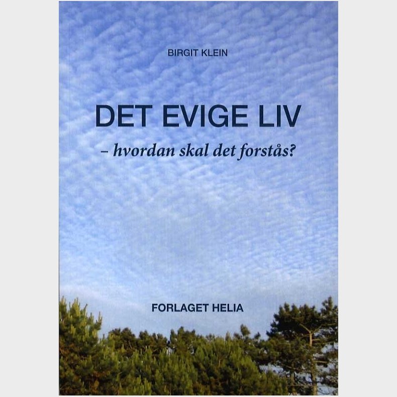 Det Evige Liv - Hvordan Skal Det Forst�s - Birgit Klein - Bog