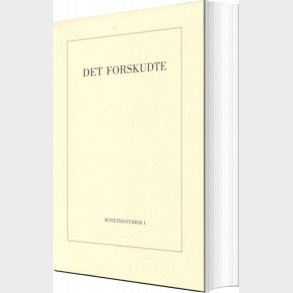 Det Forskudte - Morten Kyndrup - Bog