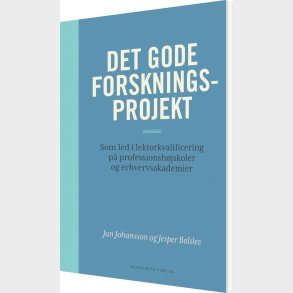 Det Gode Forskningsprojekt - Jan Johansson - Bog