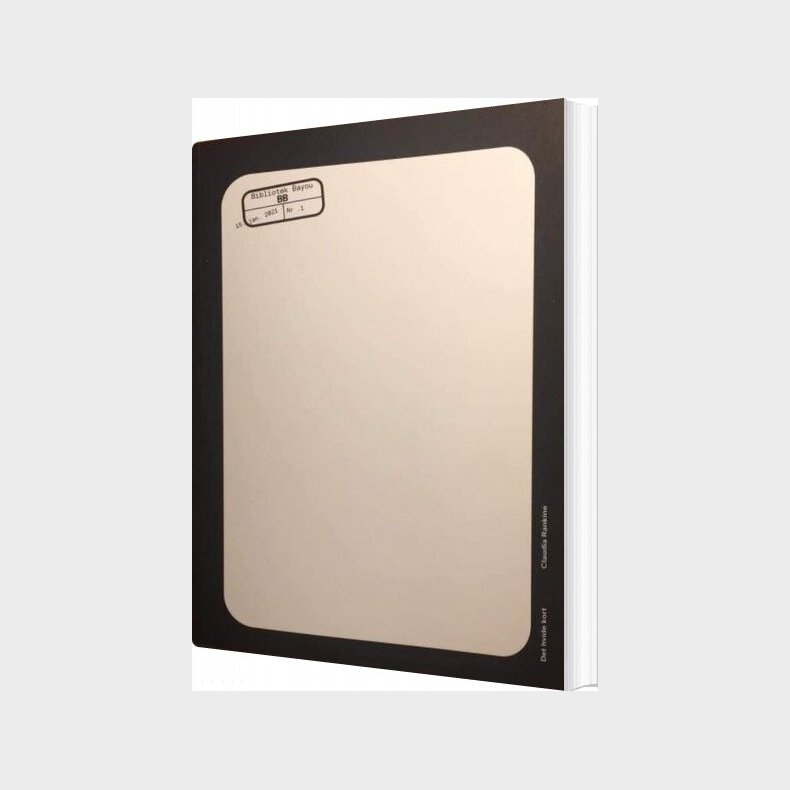 Det Hvide Kort - Claudia Rankine - Bog