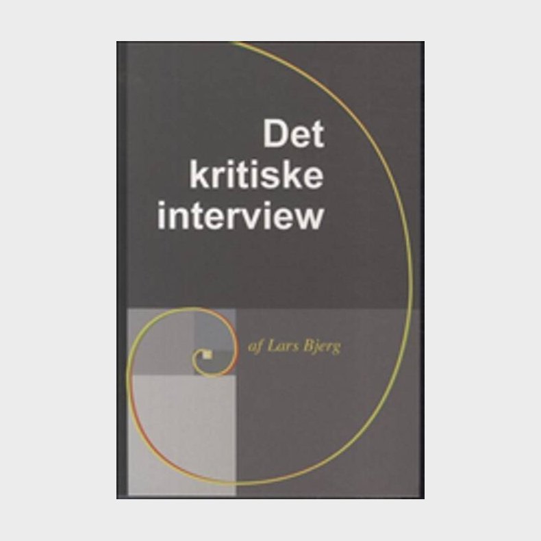 Det Kritiske Interview - Lars Bjerg - Bog