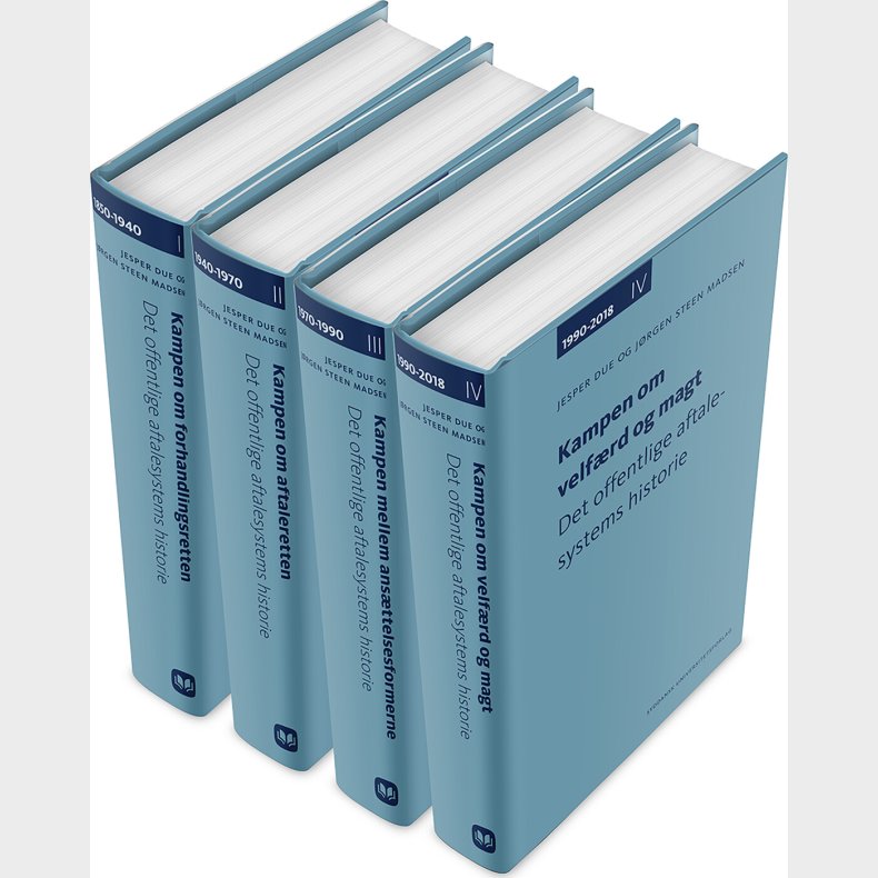 Det Offentlige Aftalesystems Historie I-iv - Jesper Due - Bog