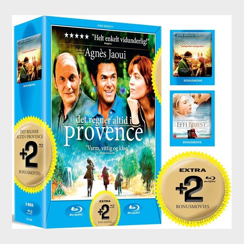 Det Regner Altid I Provence // Jack & Connie // Effi Briest - Blu-Ray