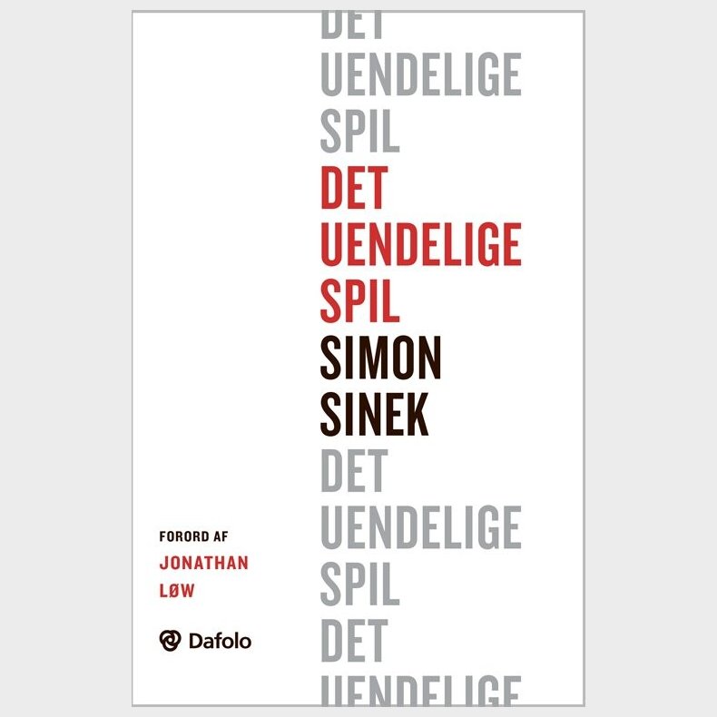 Det Uendelige Spil - Simon Sinek - Bog