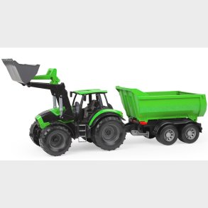 Deutz-Fahr Agrotron 7250 TTV Worxx Traktor med trailer