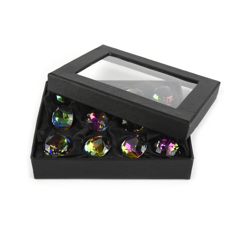 Robetoy | Diamanter 3 cm. - Regnbue - 12 stk